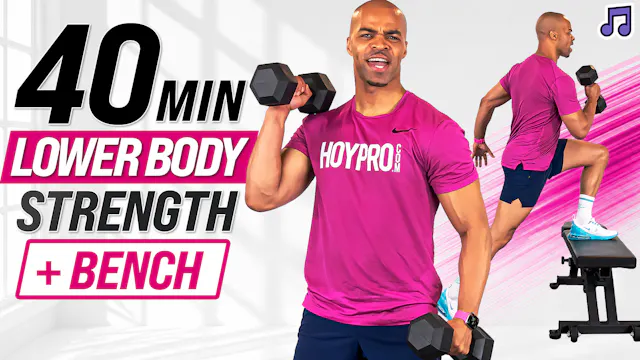 40 Minute Lower Body Dumbbell Pump + ...