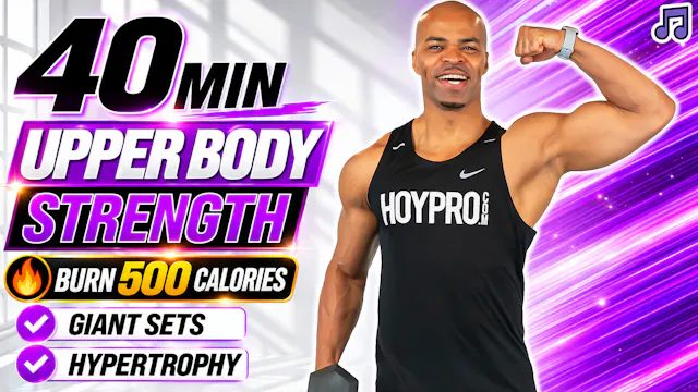 40 Minute Upper Body GIANT SETS Workout | Build Strength & Muscle