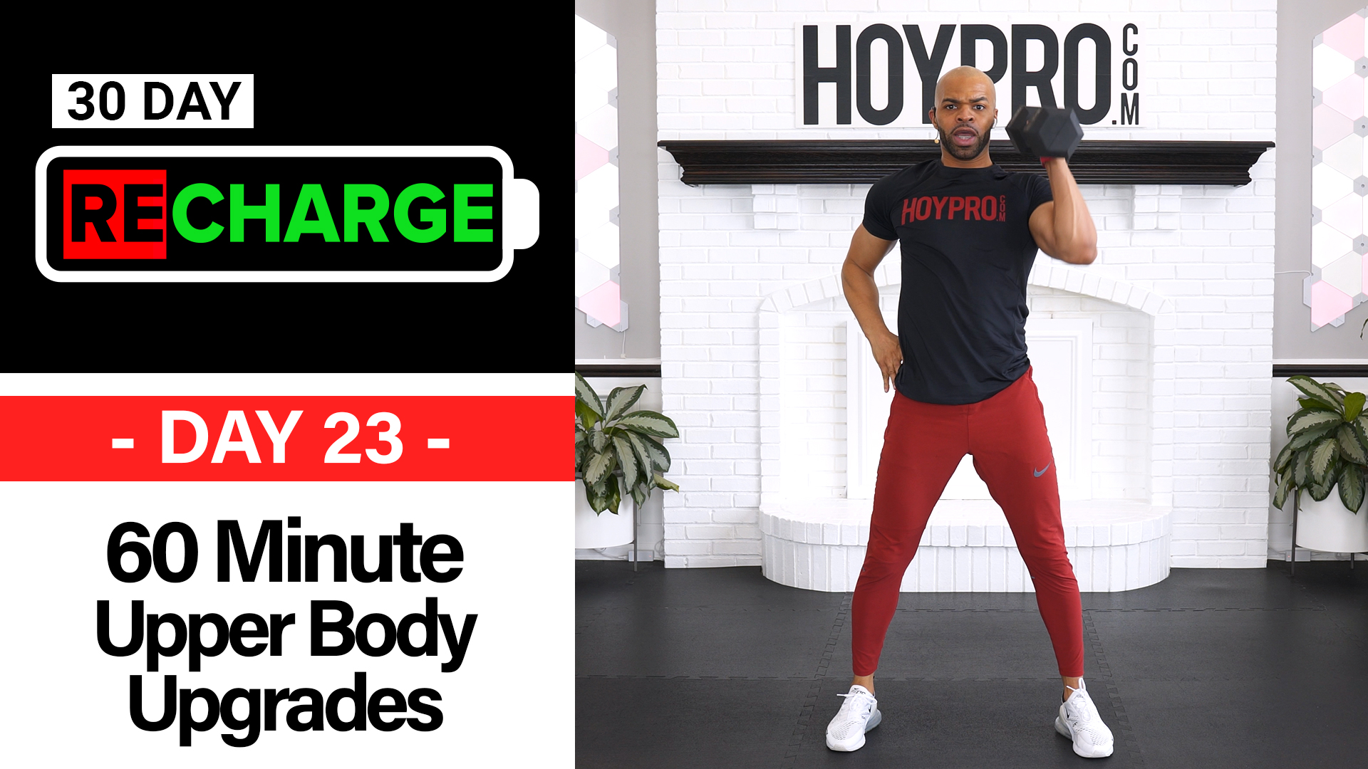 60 Minute Intermediate ABAB Upper Body Workout - Recharge #23
