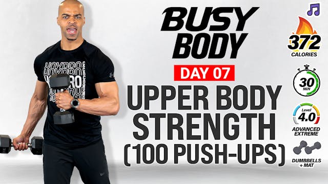 30 Minute Upper Body Push & Pull (100...
