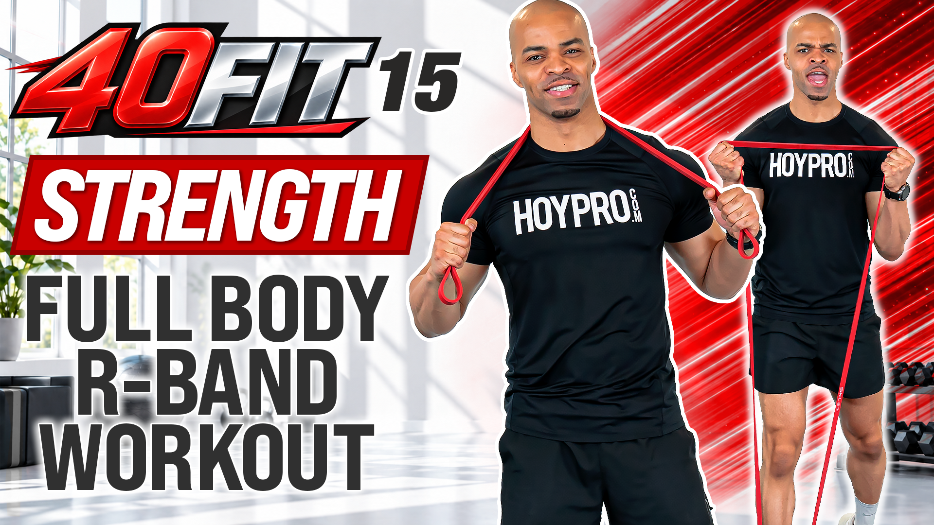 40 Minute Full Body Resistance Band Workout - 40FIT #015