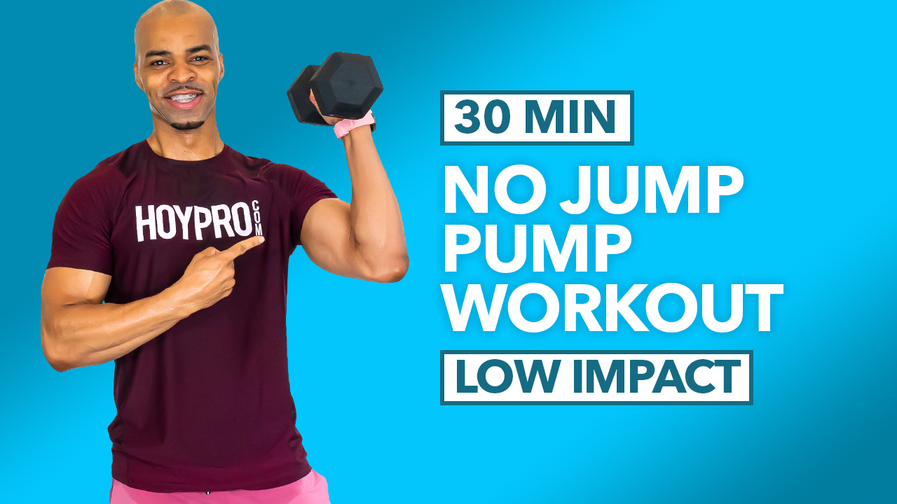 30 minute low discount impact workout with weights