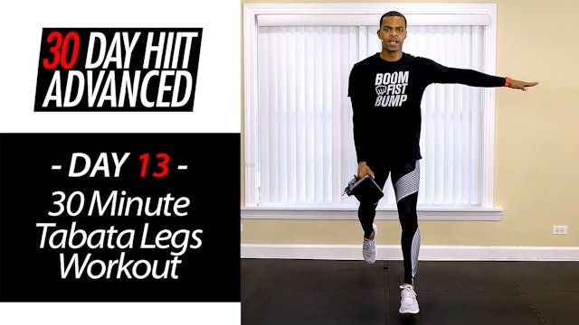 30 Minute Tabata Legs Lower Body Workout - Advanced #13
