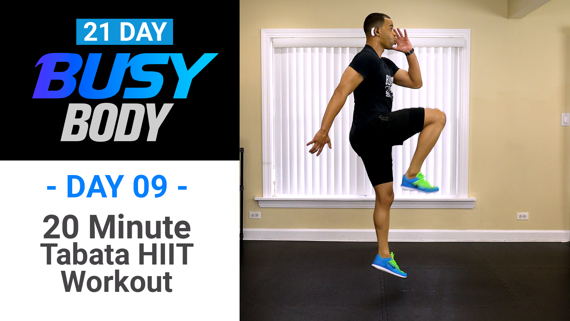 20 Minute Tabata HIIT Workout - Busy Body #09