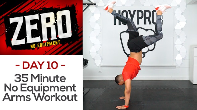 35 Minute No Equipment Upper Body Workout - ZERO #10