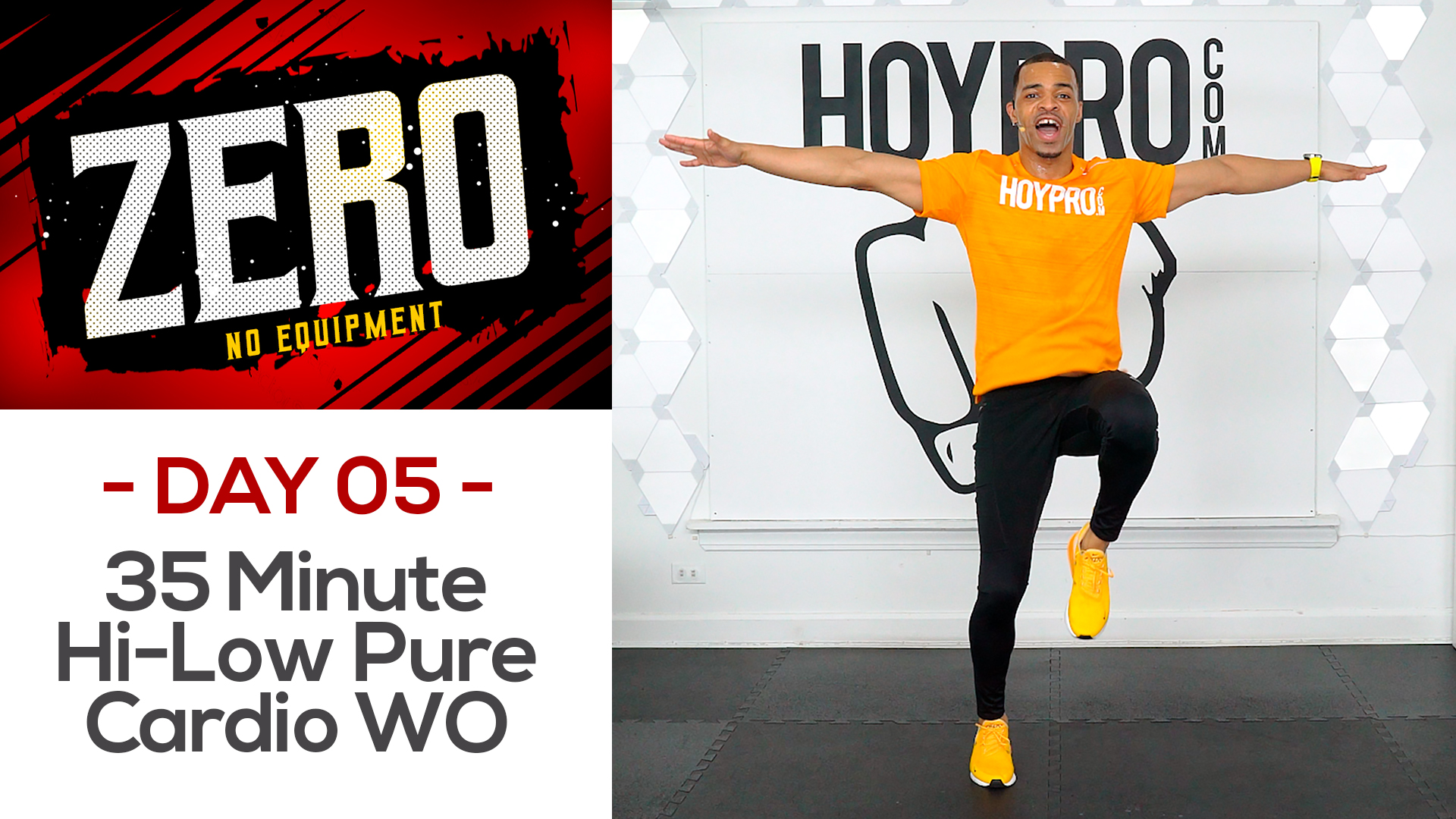 35 Minute Hi-Low Pure Cardio Tabata Workout - ZERO #05