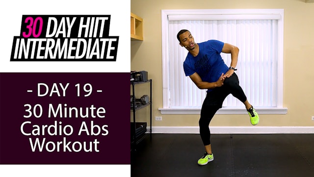 30 Minute Standing Cardio Abs Workout - Intermediate #19