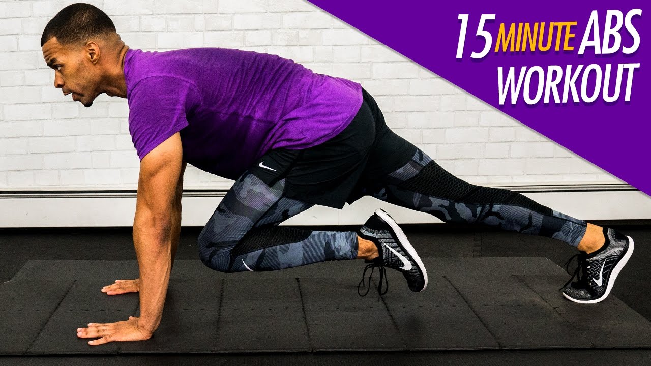 15 Minute Six-Pack Abs Home Workout to Burn Fat and Build Core Strength