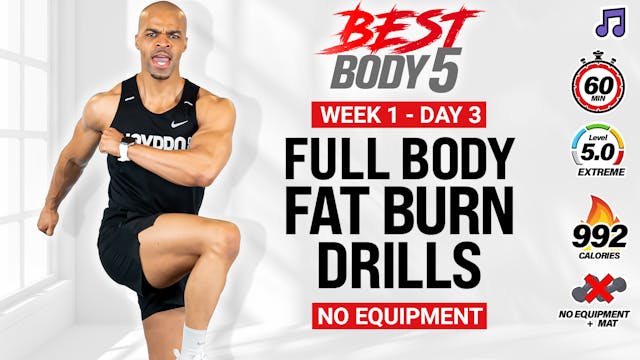 60 Minute INTENSE Total Body Fat Burn...