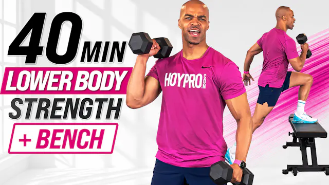 40 Minute Lower Body Dumbbell Pump + ...