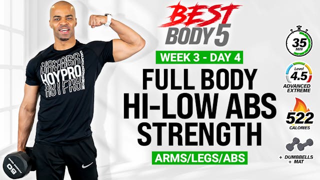 35 Minute Heavy Hi-Low Abs Full Body ...