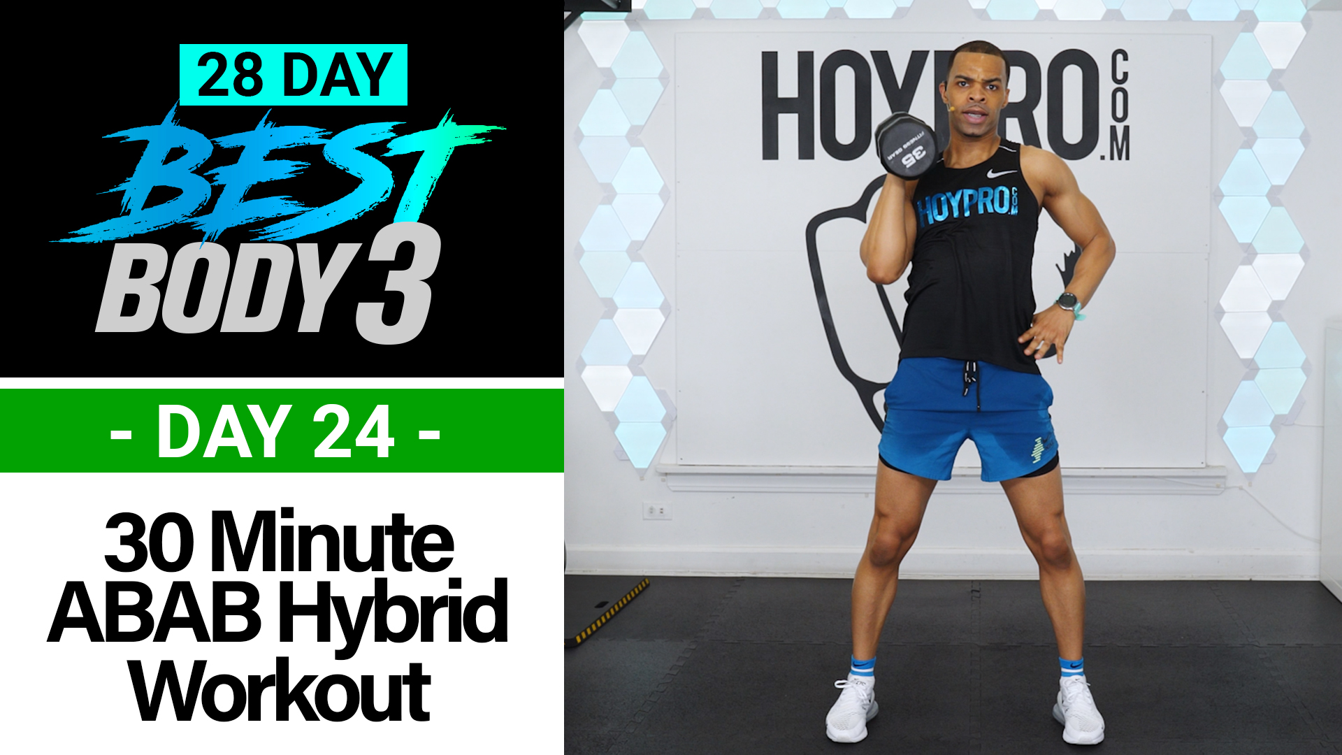 30 Minute Full Body ABAB Hybrid Workout + Abs - Best Body 3 #24
