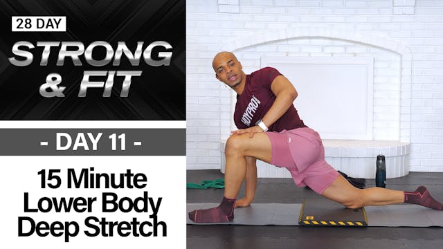 15 Minute Quick Lower Body Deep Stret...