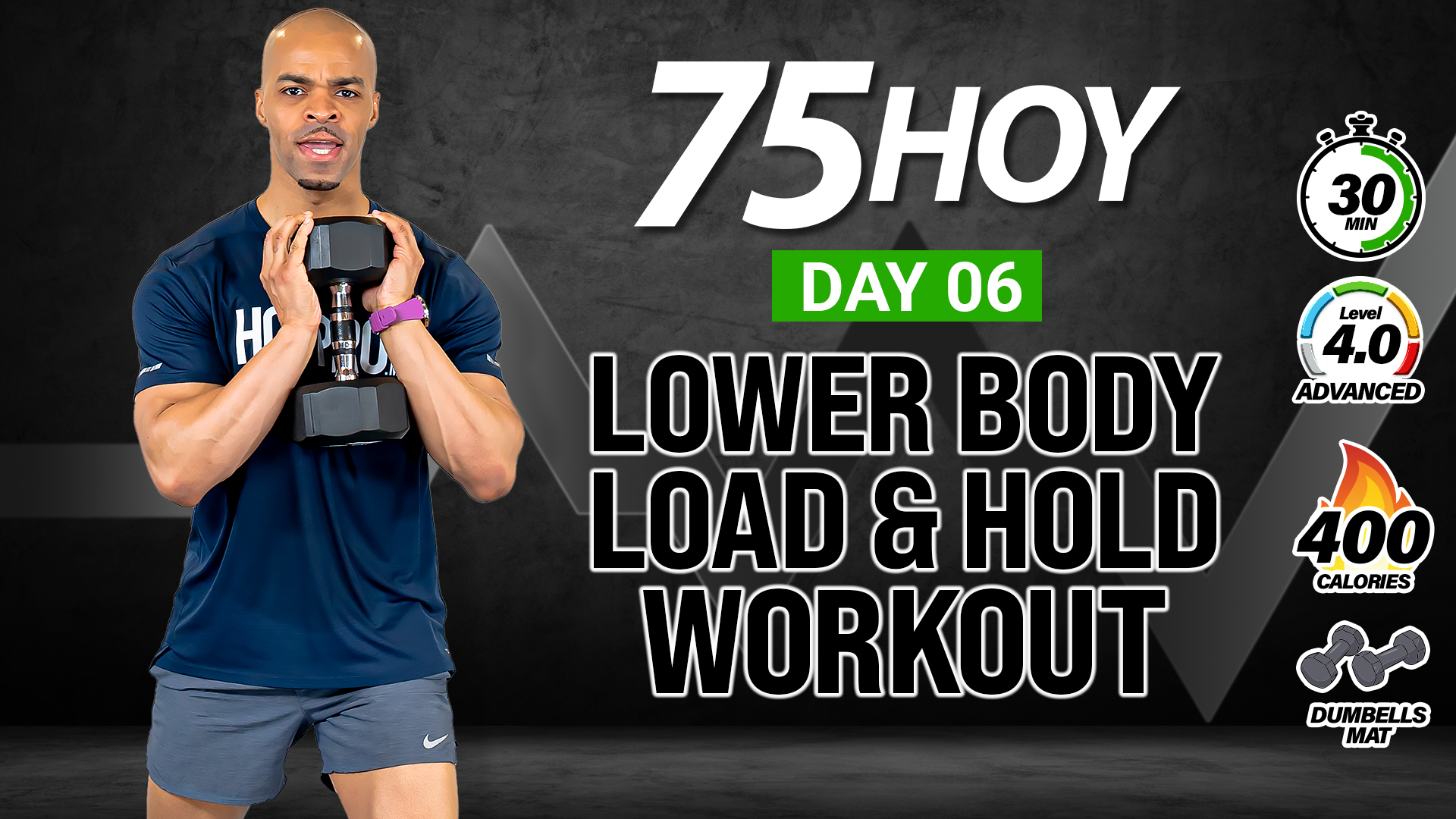 30 Minute Lower Body Load & Hold - 75 HOY #06