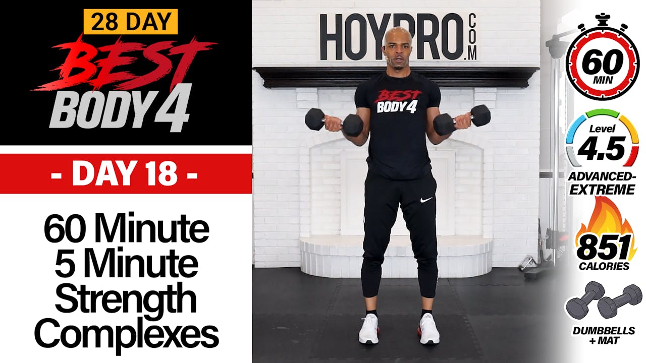 60 Min 5 Minute Strength Complexes Workout + Abs Best Body 4 18
