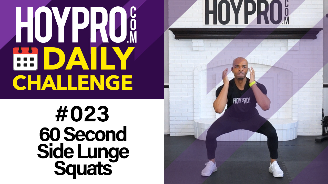 60 Second Side Lunge Squat Ladders - Daily Challenge #023