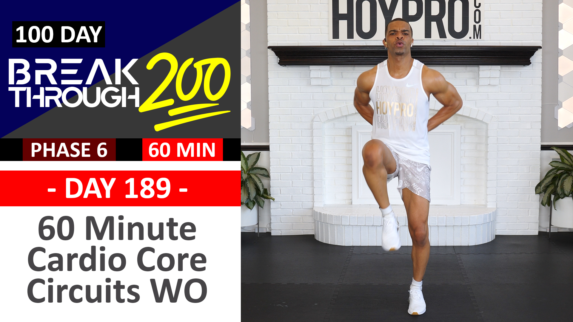 #189 - 60 Minute Cardio Core Circuits + Abs - Breakthrough200