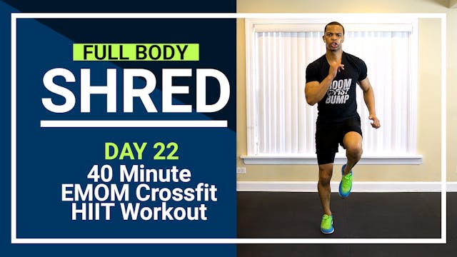 FBShred #22 - 40 Minute EMOM Bodyweig...