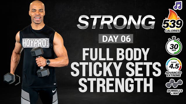 30 Minute Full Body Sticky Sets Stren...