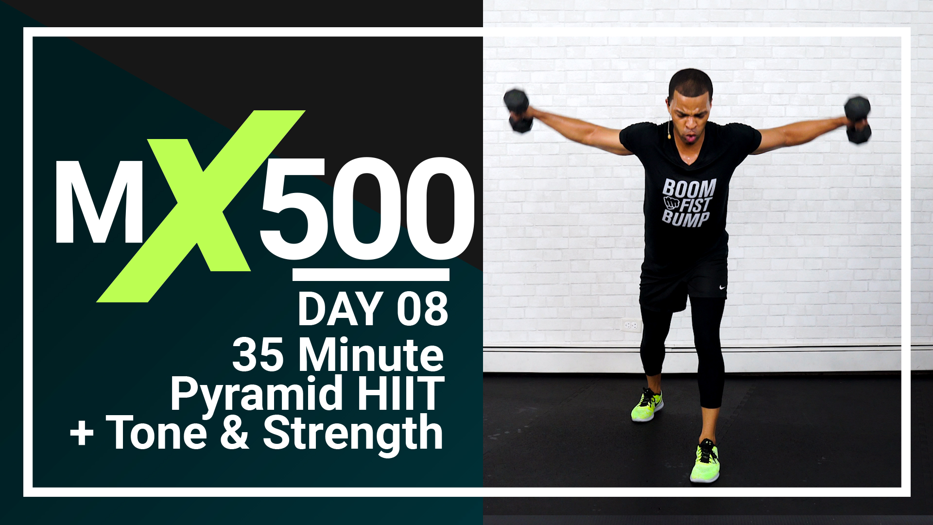 MX500 #08 - 35 Minute Pyramid HIIT Workout