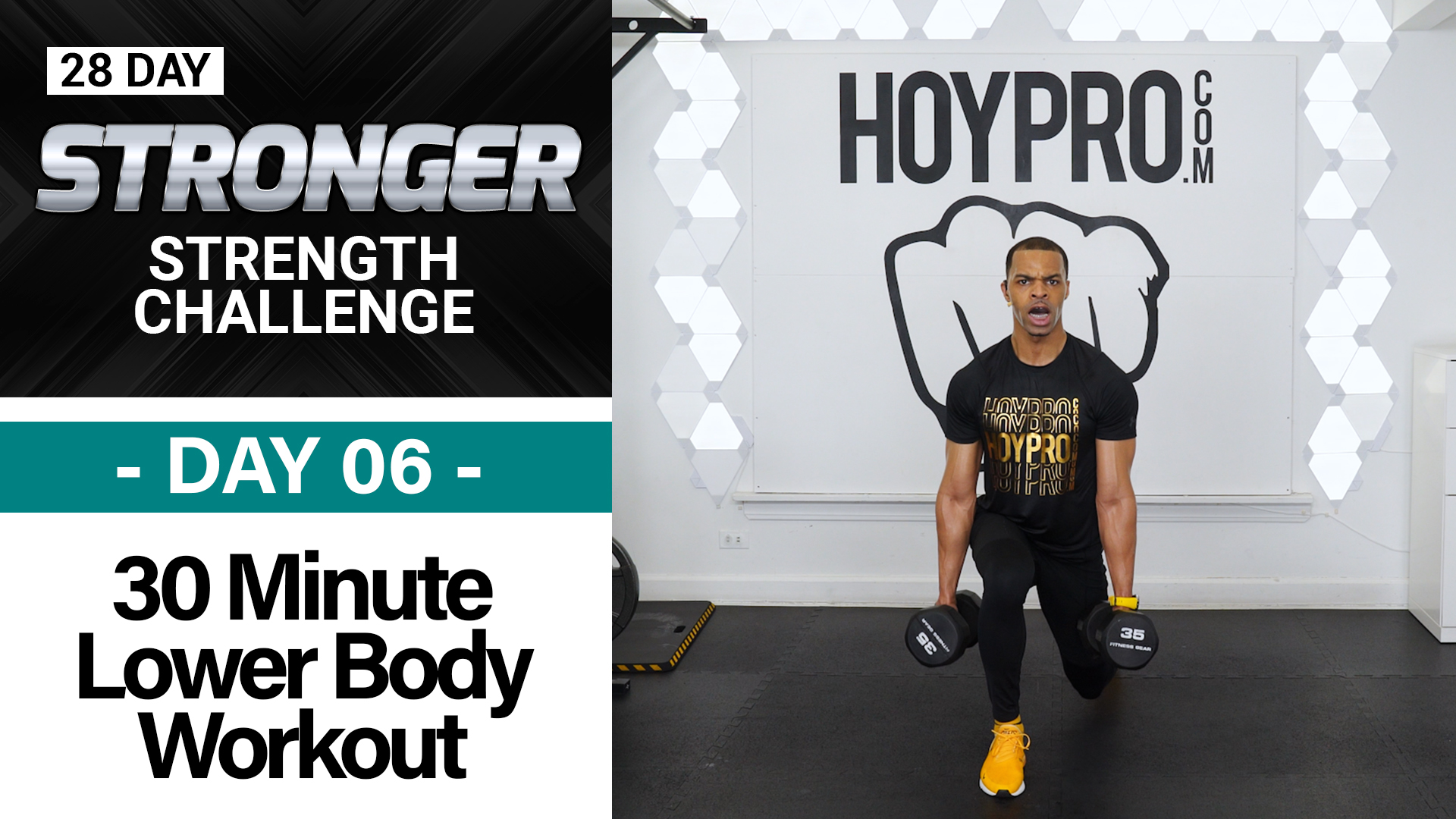 30 Minute Lower Body Strength Workout - STRONGER #06