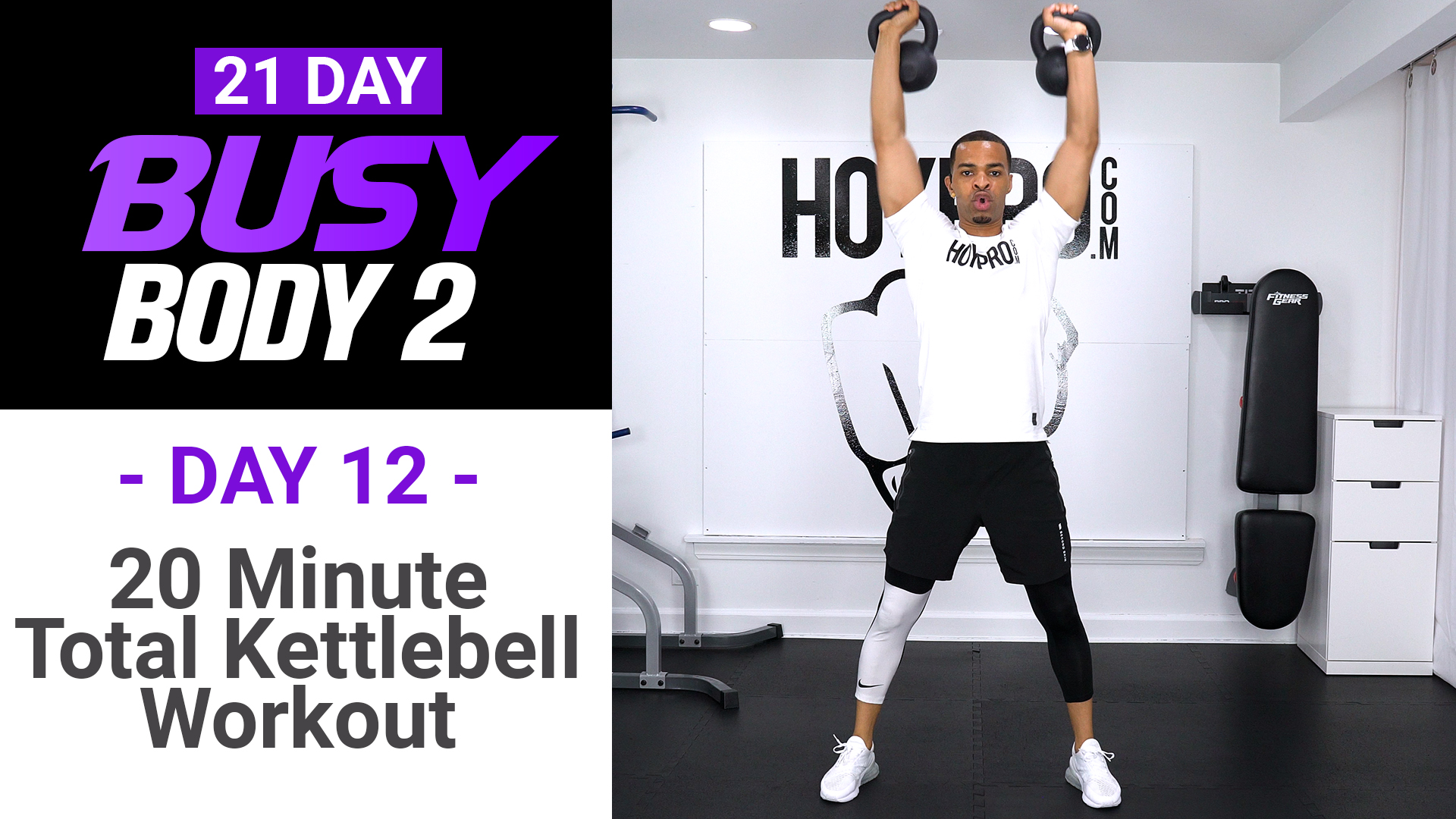 20 Minute Total Body Kettlebell Workout - Busy Body 2 #12