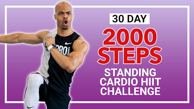 30 Day 2000 Steps Cardio Challenge