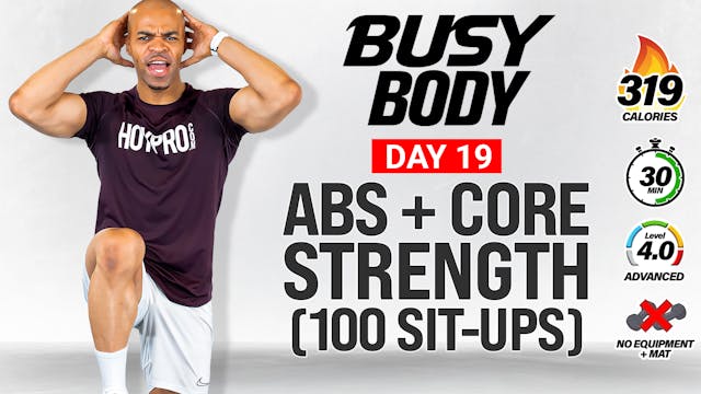 30 Minute Mat-Only Abs & Core Workout...