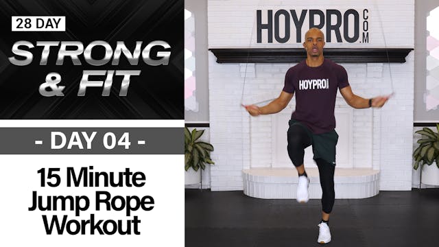 15 Minute Jump Rope Cardio Workout - ...