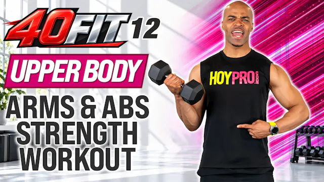40 Minute KILLER Arms & Abs Strength ...