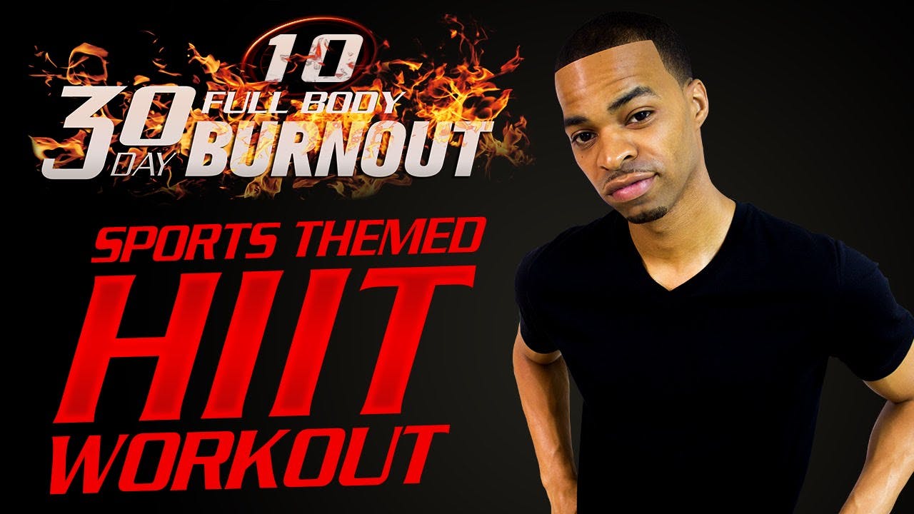 FBB1 10 30 Minute Full Body Sports Themed HIIT Workout Millionaire Hoy Pro