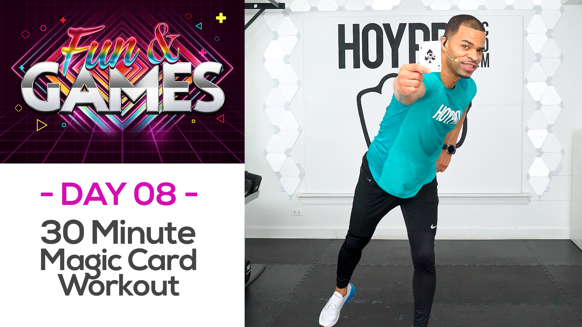 30 Minute Magic Card Lucky Draw Workout - Fun & Games #08