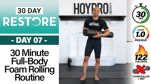 30 Minute Full Body Foam Rolling Rout...