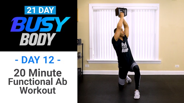 20 Minute Functional Abs Workout - Busy Body #12