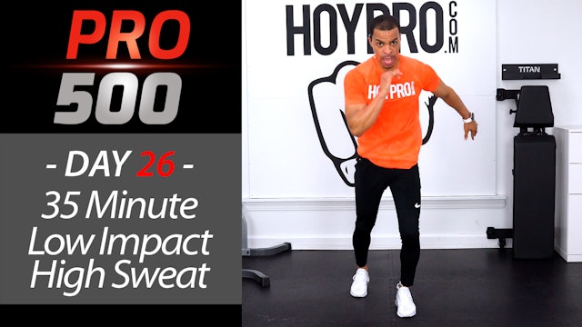 35 Minute Low Impact High Sweat Circuits Workout - PRO 500 #26