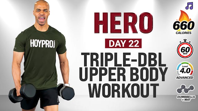 30 & 60 Minute Triple-Double Time Arms + Abs - HERO #022
