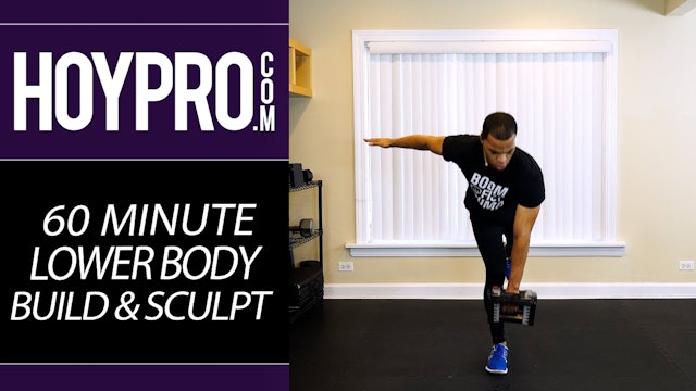 60 Minute Lower Body Plyo Strength Build & Sculpt Workout