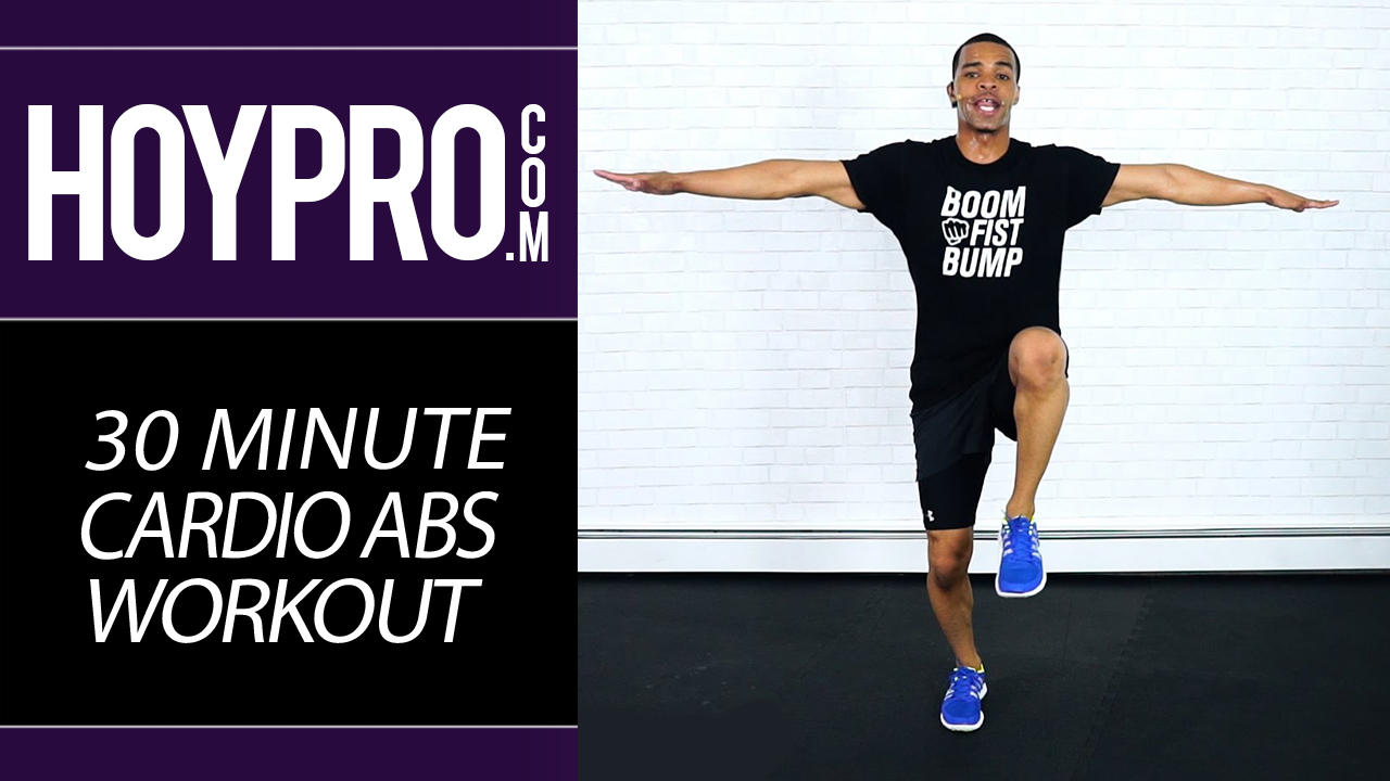 30 Minute INSANE Standing Six-Pack Abs Cardio*