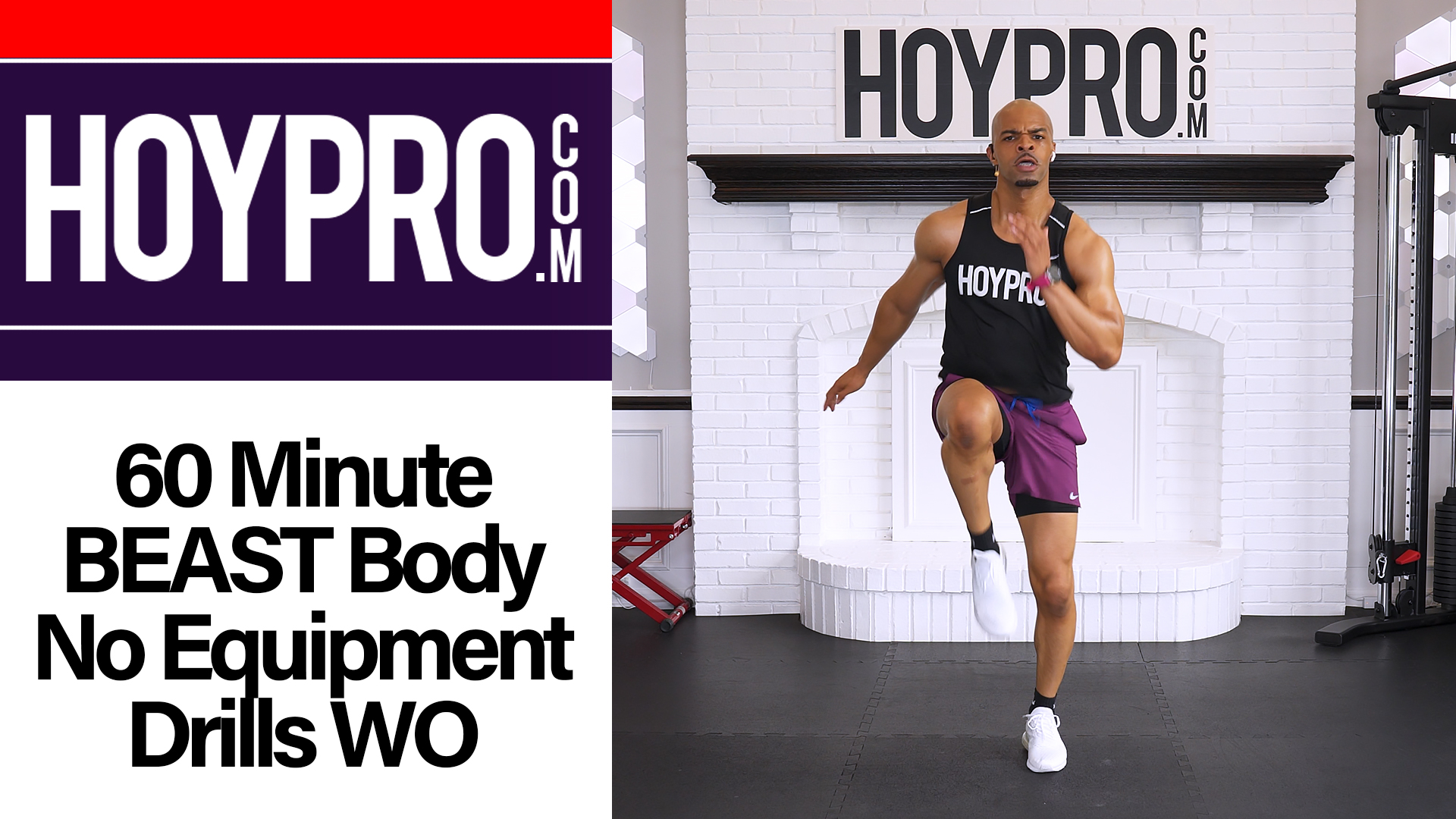 60 MIN BEAST Body No Equipment Full Body Drills Workout