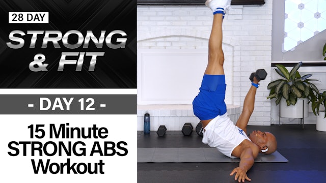 15 Minute STRONG Abs Workout #02 - STRONGAF #12