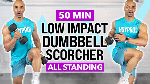 50 Minute Low Impact Dumbbell Strengt...