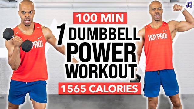 100 Minute One Dumbbell Power Workout...