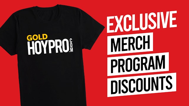 EXCLUSIVE HoyPRO Gold Merch & More