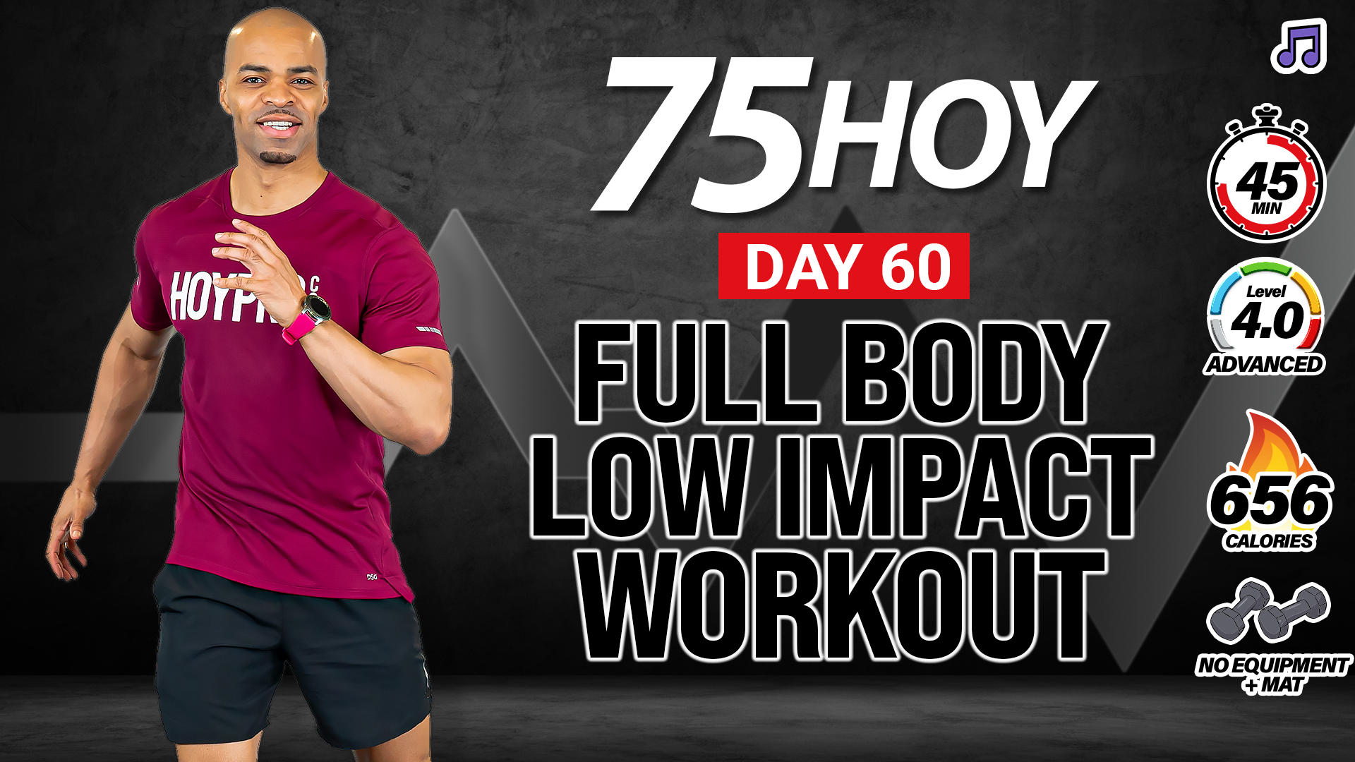 30 & 45 Minute Low Impact Full Body Fat Burner - 75 HOY #60