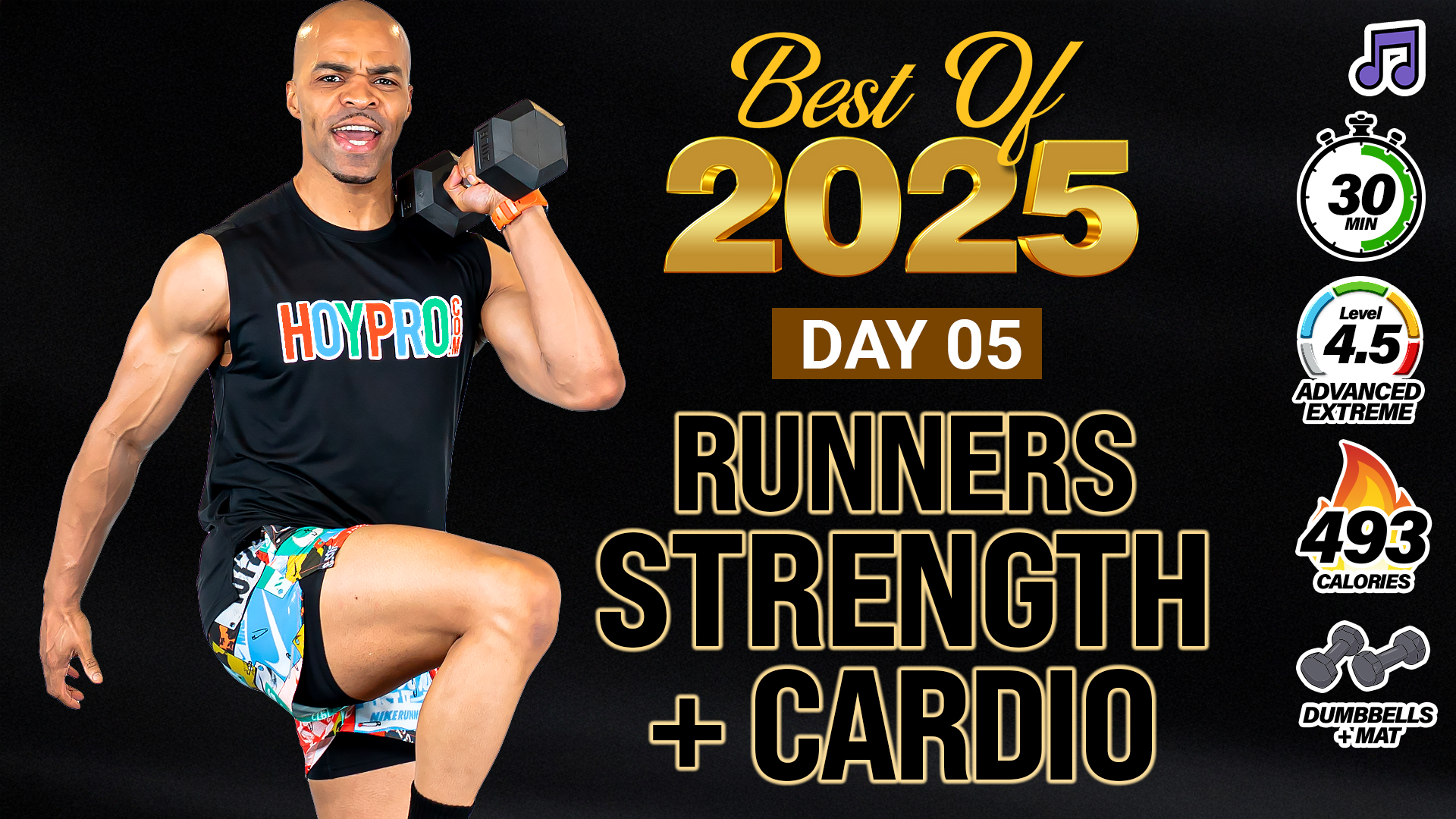 30 Minute Runners Strength + Cardio - 2025 BEST #05 (Music)