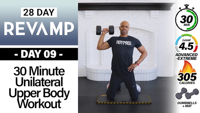 30 Minute Unilateral Upper Body Workout - REVAMP #09