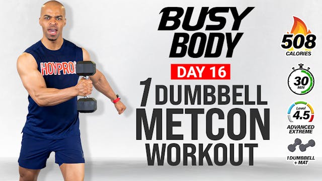 30 Minute One  Dumbbell Full Body Pow...