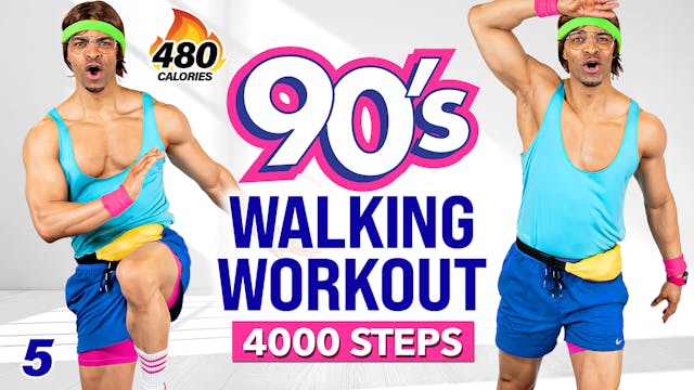 30 Minute 90s Themed Walking Workout ...