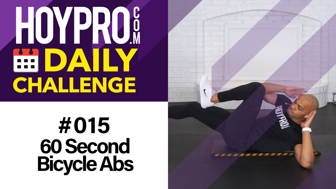60 Second Bicycle Abs - Daily Challenge #015