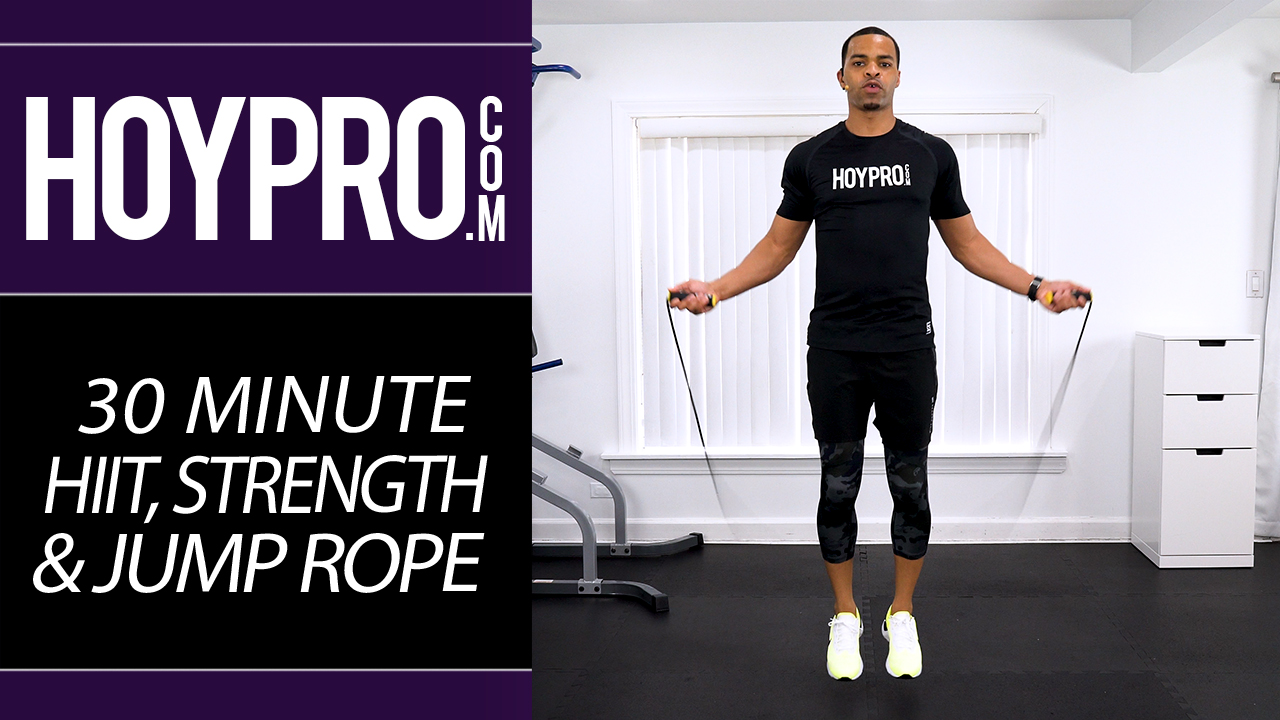 30 Minute HIIT, Strength & Jump Rope Advanced Workout
